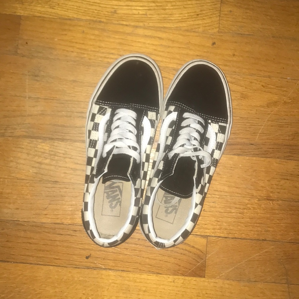 Old school checkerboard vans